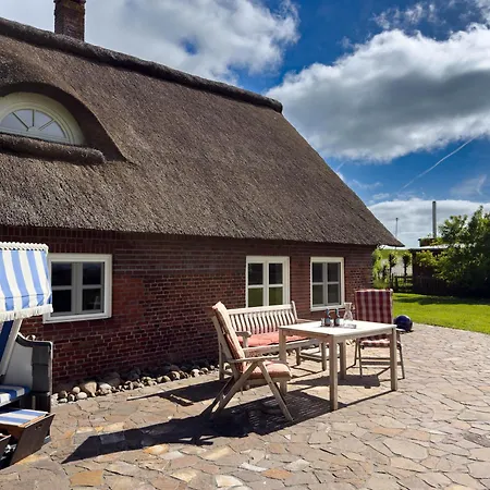 Reetdachhaus Haubarg-kieker Tatil Evi Simonsberg